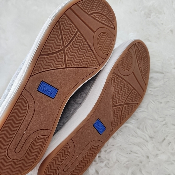 Keds Center III Jersey Lace Up - Women. Grey. Size 6 Wide. New.  The sneaker t - Picture 5 of 6